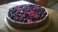 Cheesecake s lesným ovocím